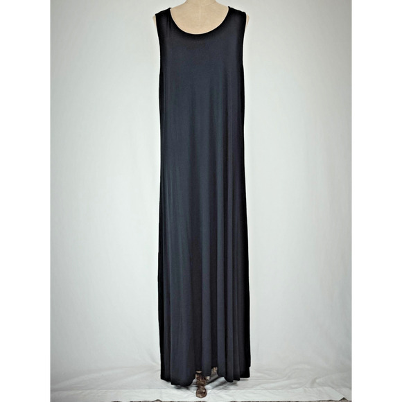 COMFY USA Black Sleeveless Tank Dress BEAUTIFUL ON!!! XL #0092 - Picture 1 of 5